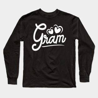 Gram From Grandchildren Gram For Grandma Gram Long Sleeve T-Shirt